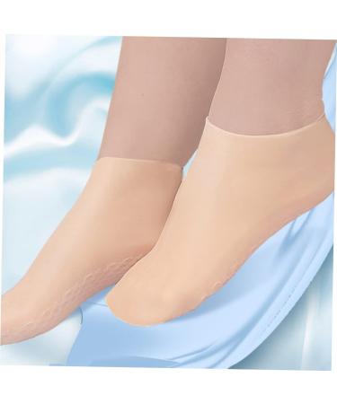 Healeved 3 Pairs Moisturizing Socks Non Socks Spa Socks Foot Socks Moisturizing Overnight Moisturizer Socks Foot Care Gel Socks for Dry Cracked Feet Women Foot Mask Sole of Foot Lotion Sebs - Buy Online on SooperMarket.com