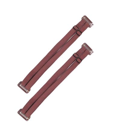 Face Lifting Bands Invisible Slimming Strap Anti Wrinkle Patch Strips Face Slimming Tools with Clips 2 pcs Brown face slimming bands