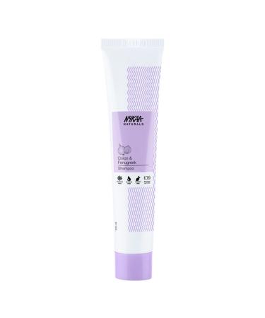 Nykaa Naturals Shampoo - Anti Dandruff Hair Growth Shampoo - Gentle Cleanser Removes Dirt and Buildup Balances pH - Onion and Fenugreek - 0.67 oz