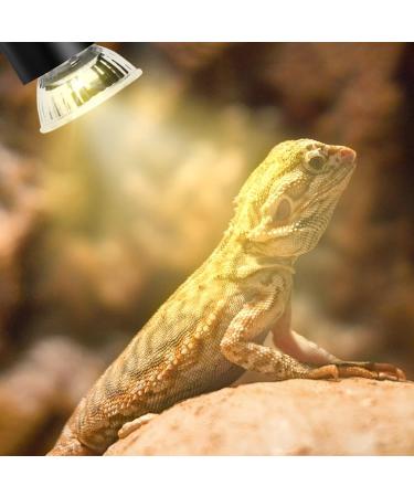 IOOTSEA Reptile Aquarium Heat Lamp 50W, Double Head UVA UVB Bulbs, Adjustable Holder for Turtle Lizard Snake - Pet Heating Light - Buy Online on SooperMarket.com