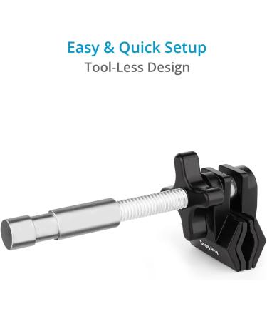 PROAIM SnapRig End Jaw Vise Grip/Clamp with 5/8 Baby Pin - Sturdy & Secure Clamp with 2 Clamping Range & 20kg Payload - Buy Online on SooperMarket.com
