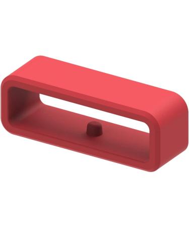 Garmin Forerunner 935/945 Fastener Rings - 6 Black+Red Silicone Security Loops for Replacement Band - Buy Online on SooperMarket.com