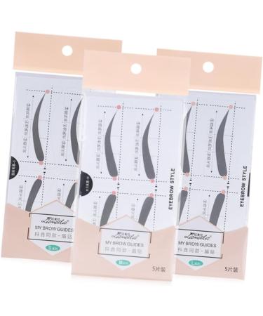 NOLITOY 2 Cosmetology Kit Eyebrow Stencils Beauty Eyebrow Card Eyebrow Stickers Card A607 Portable - Buy Online on SooperMarket.com