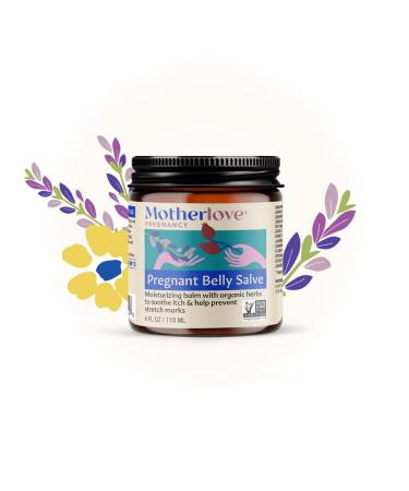 Motherlove Pregnant Belly Salve 4 fl oz - Natural Relief for Stretch Marks & Skin Care - Buy Online on SooperMarket.com