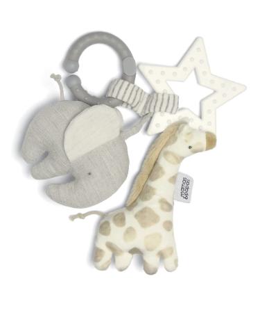Mamas & Papas Baby/Toddler Soft Toy - Giraffe Elephant Linkie - Welcome to The World Grey