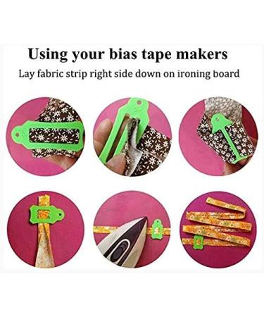 LNKA Jelly Roll Sasher Tool 10pcs Quilting Fabric Tape Maker Set with 40 Quilting Pins - Purple Color - Buy Online on SooperMarket.com