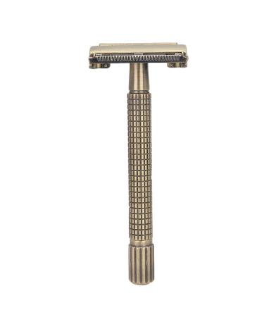 Slip-Resistant Manual Beard Shaver Safety Razor | Durable Gold Beard Cutter Tool for Men - Buy Online on SooperMarket.com