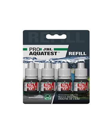 JBL water test fountain for freshwater aquariums Proaquatest MG Magnesium Fresh Water Refill 4 pieces Proaqua (2019) Refill Magnesium (MG)