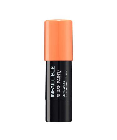 L'Or al Paris Make up Designer Paris Infaillible Paint Face Chubby Stick Blush 02 Tangerine Mondrian Tangerine Mondrian 1 piece (1 Pack)