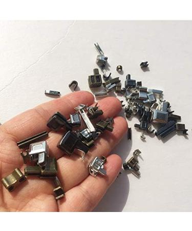 Zipper Repair Kit Metal Retainer Insertion Pin Zipper Top/Bottom Stop (3 Colors) 13 Sets Zipper Fix Plug  Repair Down Zipper Stopper for Zipper Replacement (Size 10/8/5/3) - Buy Online on SooperMarket.com