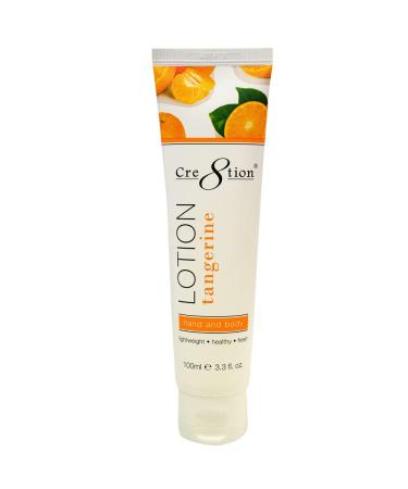 Cre8tion Spa Hand & Body Lotion Nourishing Skin Lotion Moisturizer From Dryness and Flaking 100 ml/fl. 3.3 oz (Tangerine)