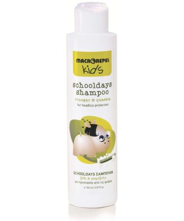 KIDS SCHOOLDAYS SHAMPOO FOR HEADLICE PROTECTION VINEGAR & QUASSIA 150 ML.