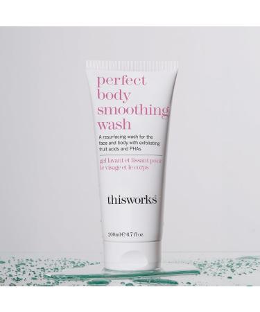 THISWORKS Perfect Smoothing Face & Body Wash - Exfoliating Resurfacing Cleanser 6.7oz | International Shipping Available - Buy Online on SooperMarket.com