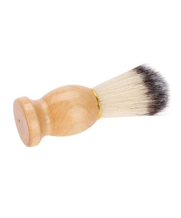 Shavinportable Men's Soft Synthetic Hair Beard Shaving Brush with Wood Handle - Portable Barber Tool | Best Quality Shaving Accessories - Buy Online on SooperMarket.com