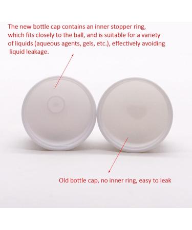 DASNTERED Roll On Bottle Portable 4pcs 50ml Empty Refillable Lip Balms Essential Oil Roll On Bottle Leak-Proof DIY Deodorant Containers For Sunscreen Moisturizer etc - Buy Online on SooperMarket.com