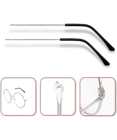 Ranara Replacement Glasses - Vintage Metal Frame Replacement Bars | Stylish Silver Temple Glasses - Buy Online on SooperMarket.com