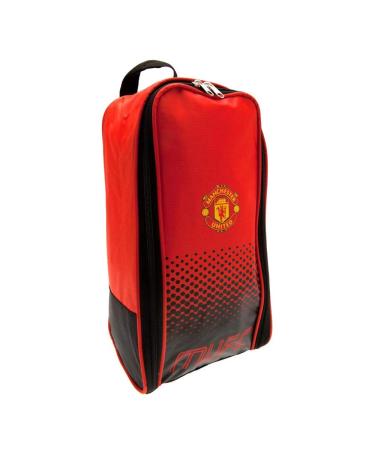 Manchester United FC Football Fade Design Shoe Bag (One Size) (Red/Black)