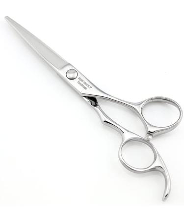 Kinsaro 5.5 Barber Scissors - Professional 440C Hair Cutting Shears with Silvery Convex Blades - Buy Online on SooperMarket.com