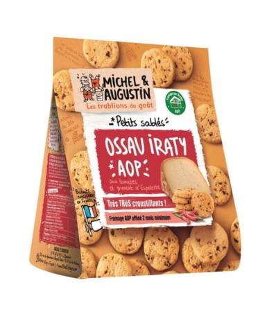Michel Et Augustin Ossau Iraty Salty Shortbreads 100g - Pack of 3