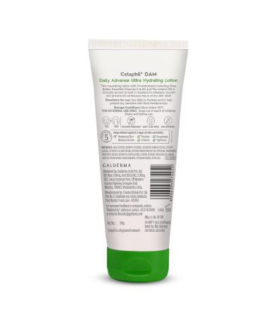Cetaphil Daily Advance Ultra Hydrating Lotion 100g | Moisturizing Body Cream - Buy Online on SooperMarket.com