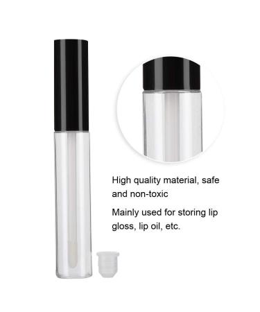 Filfeel 50 Pack 10ml Clear Lip Gloss Containers - Refillable Travel Vials for Lipstick Lip Balm & Sampling - Buy Online on SooperMarket.com