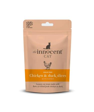 The Innocent Cat Chicken And Duck Slices With Catnip 70g
