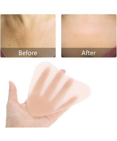 Silicone Heart-Shaped Chest Wrinkle Patch | Anti Cleavage Wrinkles Pad | Reusable Overnight Treatment - Buy Online on SooperMarket.com