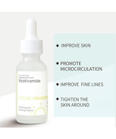 EHIOG niacinamide serum the ordinary Facial Serum Pore Reducer for Shrinking Enlarged Pores Hydrating Skin and Balancing Sebum Production for Women and Men (30ml) - Buy Online on SooperMarket.com