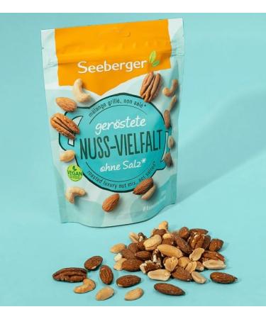 Seeberger Roasted Nut Mix - 5-Pack (150g Each) | Salt-Free Almonds Cashews Pecans & Peanuts for Snacking - International Shipping Available - Buy Online on SooperMarket.com