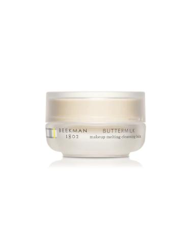 Beekman 1802 Buttermilk Makeup Cleansing Balm - Melts Away Dirt  Makeup & Sunscreen - For All Skin Types - Cruelty Free 0.39 Ounce (Pack of 1)