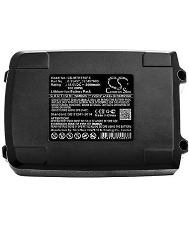 Buy Compatible 6000mAh Battery for Starmix ISC L 36-18V & M 36-18V | Fast International Shipping - Buy Online on SooperMarket.com