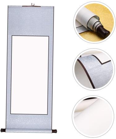 STOBOK 2pcs Blank Rice Paper Scroll Office Work Paper Vintage Silverx2pcs 1.5X40X119CMx2pcs - Buy Online on SooperMarket.com