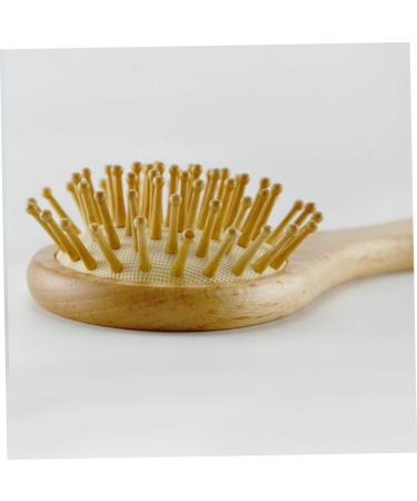 KOMBIUDA 1 Set Newborn Wooden Baby Hairbrush and Comb Cap | Natural Grooming Gift for Infants and Toddlers - Buy Online on SooperMarket.com