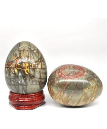 30x40mm Bamboo Jasper Oval Natural Crystal Raw Stones and Minerals FUZEGRDLI - Buy Online on SooperMarket.com