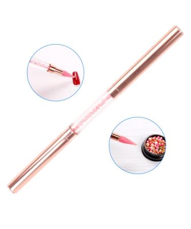 Rhinestone Picker Dotting Pen - Dual Ended Diamond Painting Wax Pencil & Crystal Nail Tool - Pink Nail Dotting Pen for Precision Crafting - Buy Online on SooperMarket.com