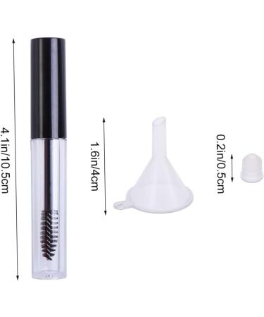 Mikinona 10 Pcs Empty Eyelashes Bottle Clear Mascara Tube Eyelash Brush Tube Empty Tube with Inner Plug - Buy Online on SooperMarket.com