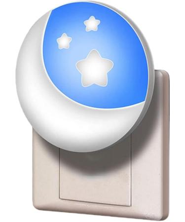 Annmore Night Light Socket for Children - Twilight Sensor Orientation Lights for Newborns | 2-Piece Baby Slumber & Breastfeeding Essentials in Moon Yellow - Buy Online on SooperMarket.com
