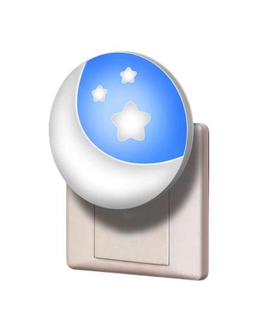 Annmore night light socket children 2 piece of twilight sensor socket light orientation lights breastfeeding light baby initial equipment newborn slumber lights moon yellow-2