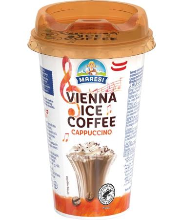 Indulge in Rich Flavors with MAR VIC Premium Ice Coffee 230ml/10 (Pack of 10-230ml Cappuccino) Cappuccino 230 ml (Pack of 10)