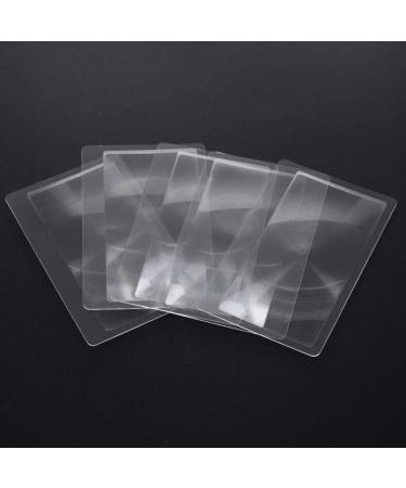 U-K Durable Processed 5pcs 3X Credit Card Shape Magnifiers Transparent Magnifier Fresnel Lens Excellent and - Buy Online on SooperMarket.com