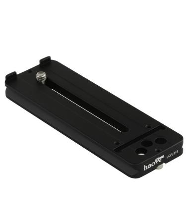 Haoge 112mm LQR-115 Universal Lens Long Quick Release Plate for Tele Lenses Compatible with Arca Swiss Tripod Ball Head