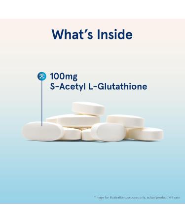 Jarrow S-Acetyl-L-Glutathione 100mg - 60 Vegan Tablets - Gluten Free - Non-GMO - Buy Online on SooperMarket.com