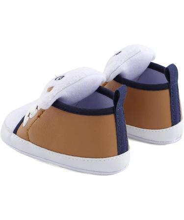 LACOFIA Baby Boys Anti-Slip Soft Sole Sneakers | 3D Animal First Walking Shoes 9-12 Months Khaki - Buy Online on SooperMarket.com