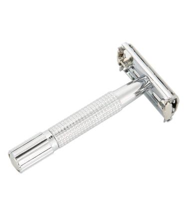 Men's Safety Razor with Case | Zinc Alloy Double Edge Shaver for Beard & Body Hair | Premium Grooming Tool - Buy Online on SooperMarket.com