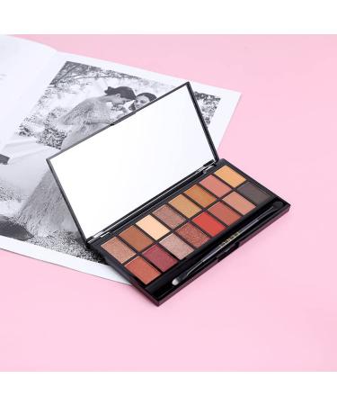 RUIGPRO Pro 16 Shades Eyeshadow Palette + 20-pc Makeup Brushes Set - High Pigmented Naked Nudes Shimmer Matte Metallic Smokey Eye Shadow Kit - Buy Online on SooperMarket.com