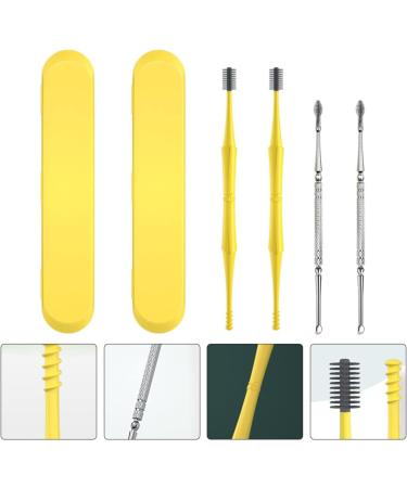 Stainless Steel Double-Sided Earwax Removal Kit - 8pcs Assorted Care Curettes for Men and Women - Buy Online on SooperMarket.com
