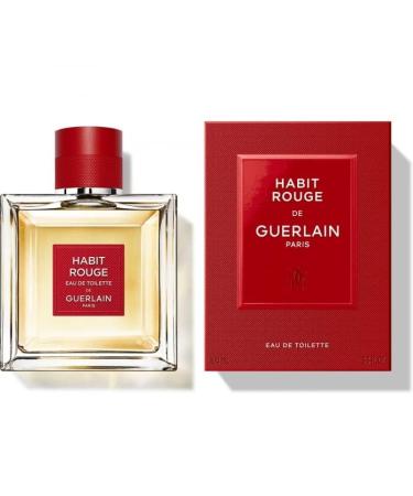 HABIT ROUGE by Guerlain EDT SPRAY 3.4 OZ 3.3 Fl Oz (Pack of 1) - Buy Online on SooperMarket.com
