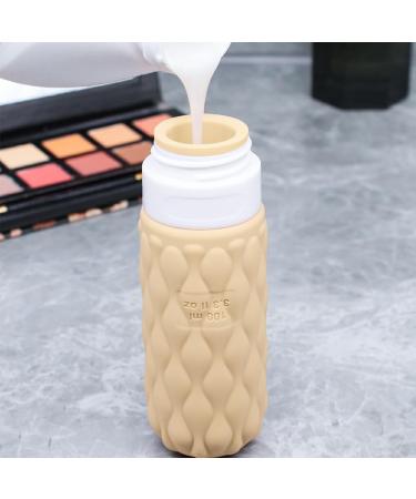 FIOERDTUIE Silicone Travel Containers Anti-Drip Valve Prevents Spills Repeated Extrusion Without Deformation Travel Size Containers Label paper - Buy Online on SooperMarket.com