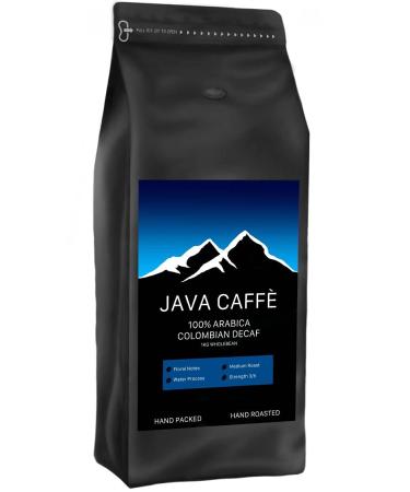 Java Caffe Colombian DECAF Full Medium Roast Coffee Beans (1 x 1kg Bag) - Hand Roasted Artisan Coffee Beans
