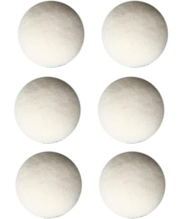 Hztyyier 6 Pcs Wool Drying Balls High Density Adsorb Impurities Reduce Static Electricity Reduces Clothing Wrinkles (5cm) - Buy Online on SooperMarket.com